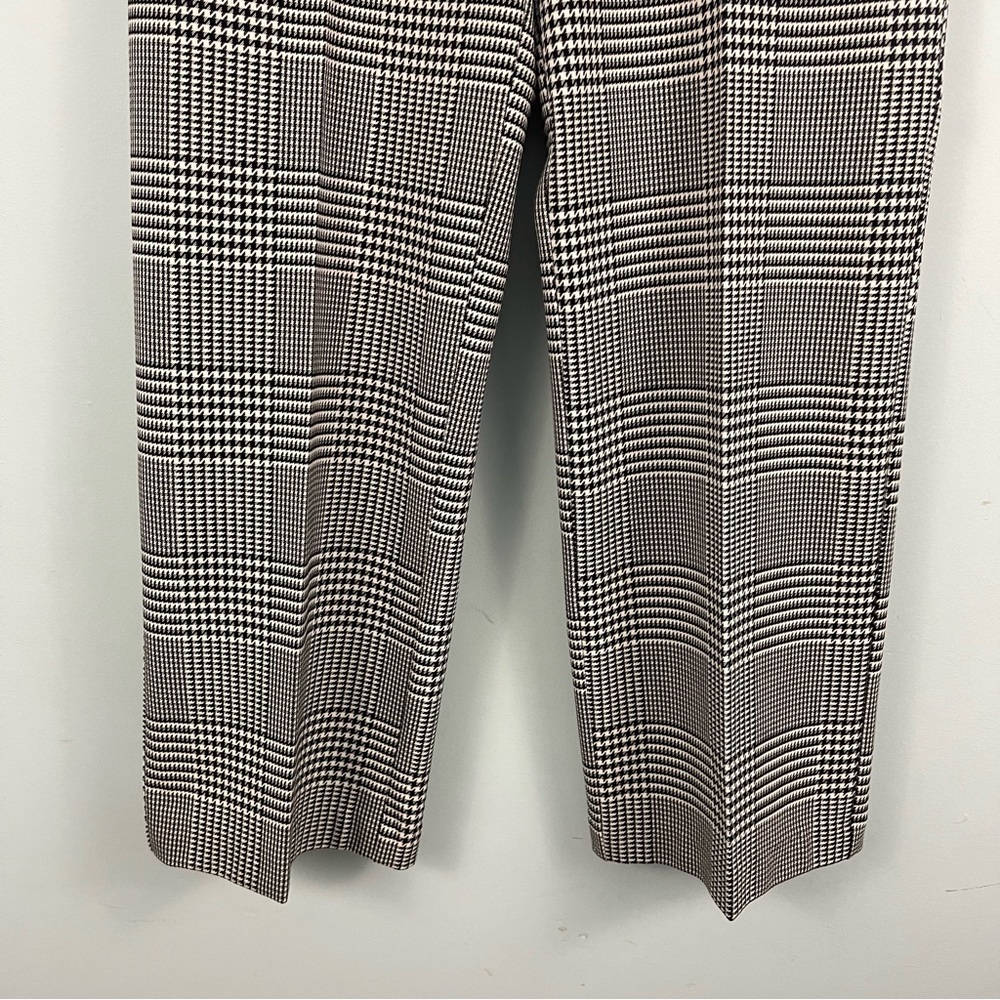 CYNTHIA ROWLEY Houndstooth High Rise Straight Leg Trouser Pants 8, 12 - Picture 8 of 16